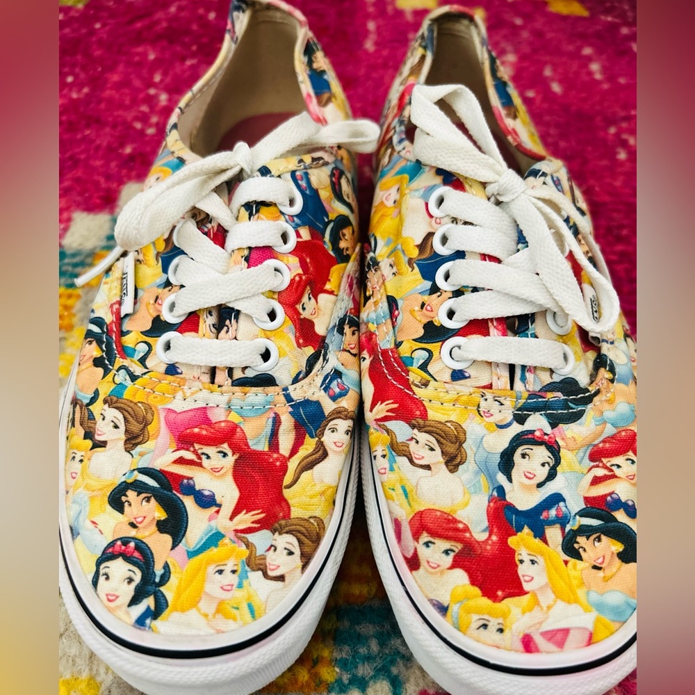 Disney princess van authentic sneakers 7.5m/9w